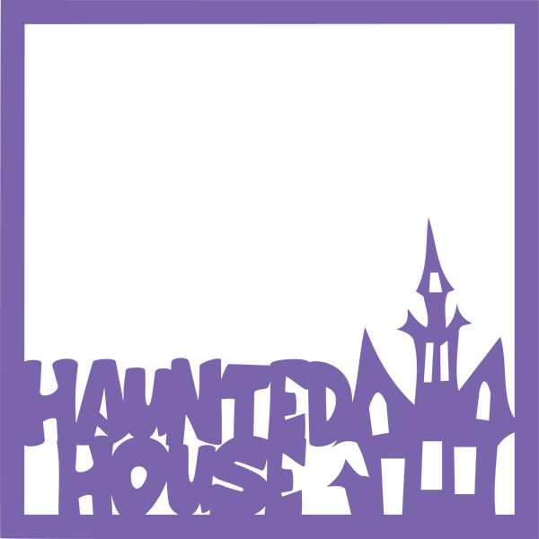 Haunted House - Scrapbook Page Overlay