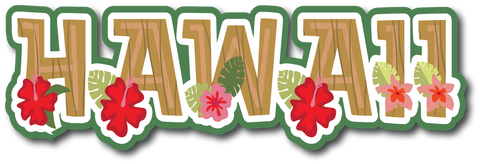 Hawaii - Scrapbook Page Title Sticker