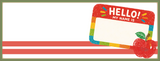 Hello - School Rulers - Back to School - Scrapbook Page Photo Mat Set