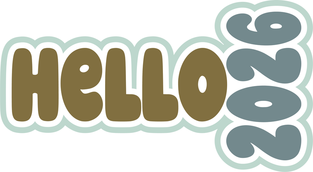 Hello 2026 - Scrapbook Page Title Sticker – Autumn's Crafty Corner