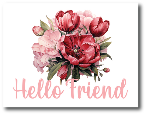 Hello Friend  -  Greeting Card