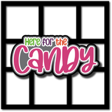 Here for the Candy - 6 Frames - Scrapbook Page Layered Overlay Kit