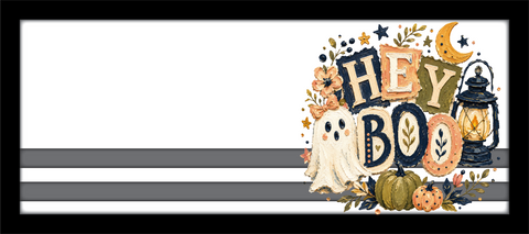 Hey Boo - Scrapbook Page Title Sticker