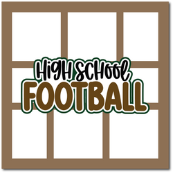 High School Football - Scrapbook Single Page Kit