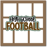 High School Football - Scrapbook Single Page Kit