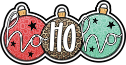 Ho Ho Ho - Scrapbook Page Title Sticker