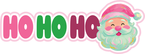 HO HO HO - Scrapbook Page Title Sticker
