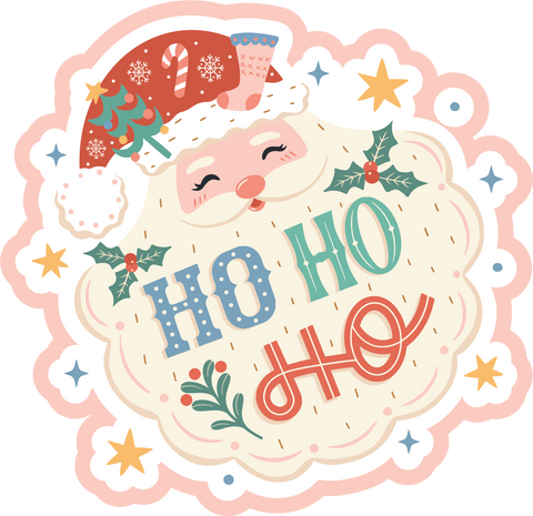 HO HO HO - Scrapbook Page Title Sticker