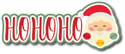 Ho Ho Ho - Scrapbook Page Title Sticker