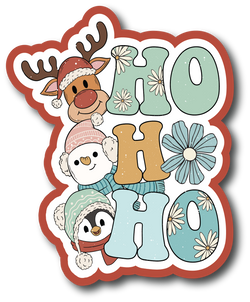 Ho Ho Ho - Scrapbook Page Title Die Cut