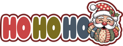 Ho Ho Ho - Scrapbook Page Title Sticker