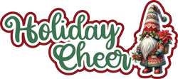 Holiday Cheer - Scrapbook Page Title Sticker