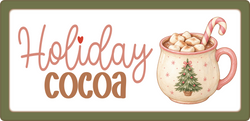 Holiday Cocoa - Scrapbook Page Title Die Cut