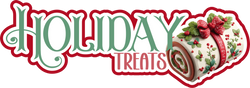 Holiday Treats - Scrapbook Page Title Sticker