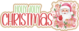 Holly Jolly - 4 Frames - Scrapbook Page Layered Overlay Kit