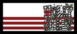 Holly Jolly - Scrapbook Page Title Die Cut