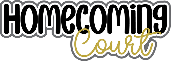 Homecoming Court - Digital Cut File - SVG - INSTANT DOWNLOAD
