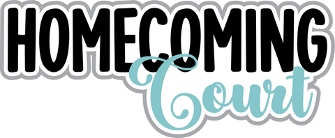 Homecoming Court - Digital Cut File - SVG - INSTANT DOWNLOAD
