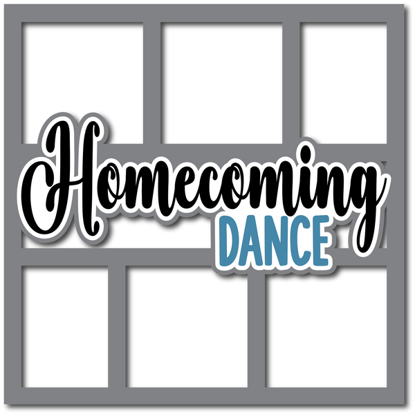 Homecoming Dance - 6 Frames - Layered Overlay - Digital Cut File - SVG - INSTANT DOWNLOAD