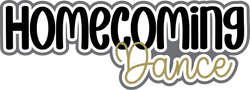 Homecoming Dance - Scrapbook Page Title Sticker