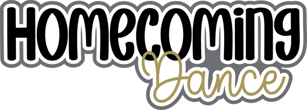 Homecoming Dance - Scrapbook Page Title Sticker