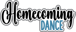 Homecoming Dance  - Scrapbook Page Title Die Cut
