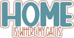 Home is Where My Heart Is - Scrapbook Page Title Sticker