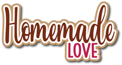 Homemade Love  - Scrapbook Page Title Sticker