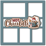 Hot Chocolate - 5 Frames - Scrapbook Page Layered Overlay Kit