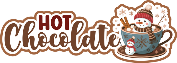 Hot Chocolate - Scrapbook Page Title Sticker