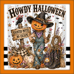 Howdy Halloween - Scrapbook Page Title Sticker