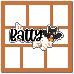 I'm Batty for You - Scrapbook Single Page Kit