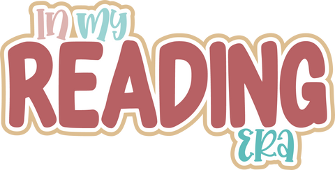 In My Reading Era - Scrapbook Page Title Sticker