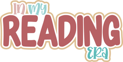 In My Reading Era - Scrapbook Page Title Die Cut
