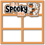 It's a Spooky Night - 4 Frames - Scrapbook Page Layered Overlay Kit