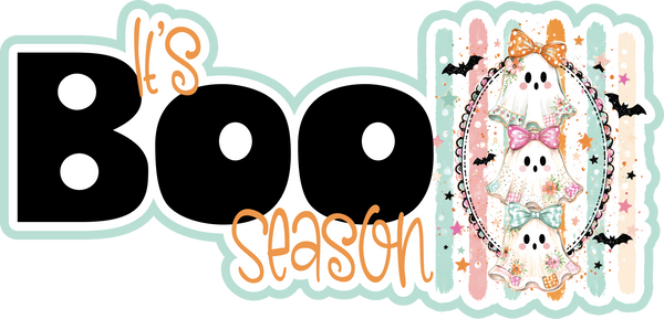 It's Boo Season - Scrapbook Page Title Sticker