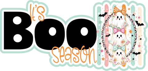 It's Boo Season - Scrapbook Page Title Sticker
