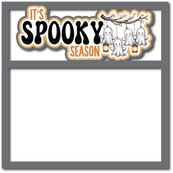 It's Spooky Season - Scrapbook Page Layered Overlay Kit