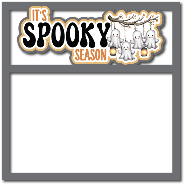 It's Spooky Season - Scrapbook Page Layered Overlay Kit