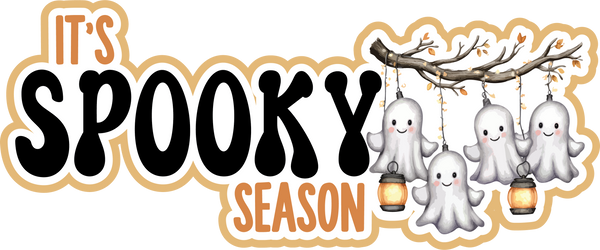 It's Spooky Season - Scrapbook Page Title Sticker