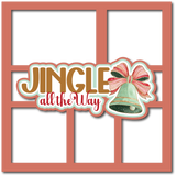 Jingle All the Way - 5 Frames - Scrapbook Page Layered Overlay Kit
