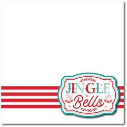 Jingle Bells - Printed Premade Scrapbook Page 12x12 Layout