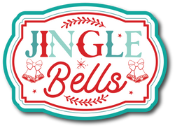 Jingle Bells  - Scrapbook Page Title Sticker