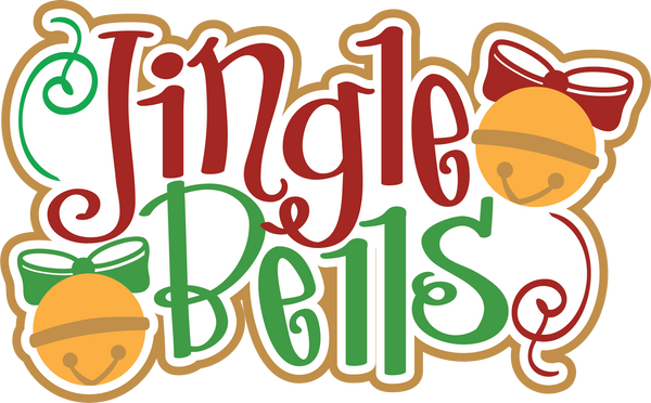 Jingle Bells - Scrapbook Page Title Sticker