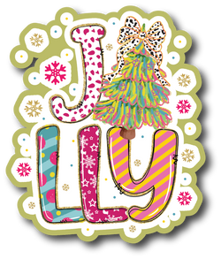 Jolly - Scrapbook Page Title Sticker