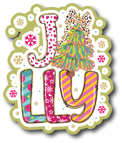 Jolly - Scrapbook Page Title Sticker