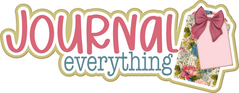 Journal Everyday - Scrapbook Page Title Sticker