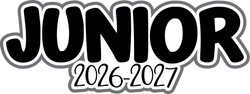 Junior 2026-2027 - Scrapbook Page Title Die Cut