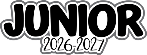 Junior 2026-2027 - Scrapbook Page Title Die Cut