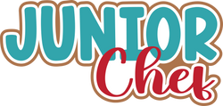 Junior Chef - Scrapbook Page Title Sticker